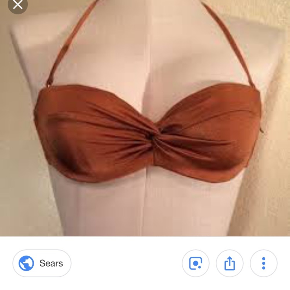 Cute peach vintage Victoria secrets swim top s - Picture 3 of 7